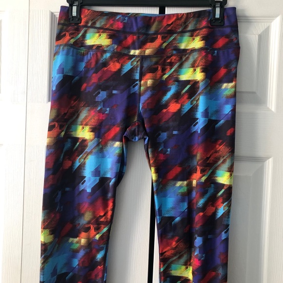 Athleta Colorburst Sonar Leggings size Large - Picture 4 of 16